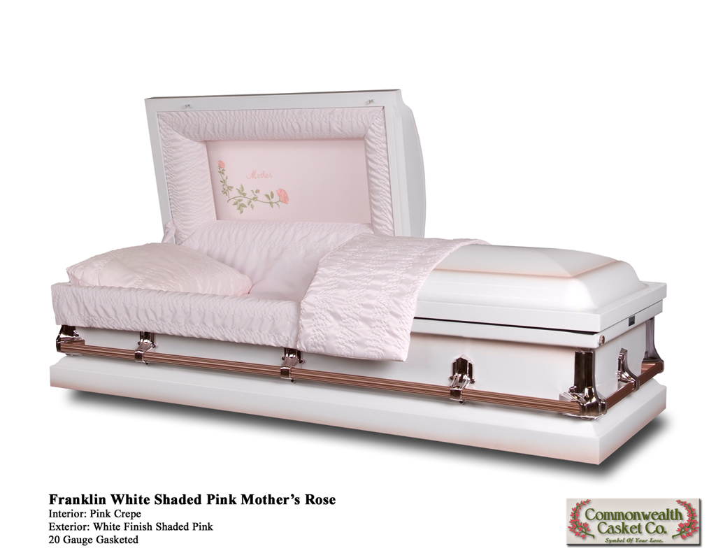 Franklin White Shaded Pink Mothers Rose